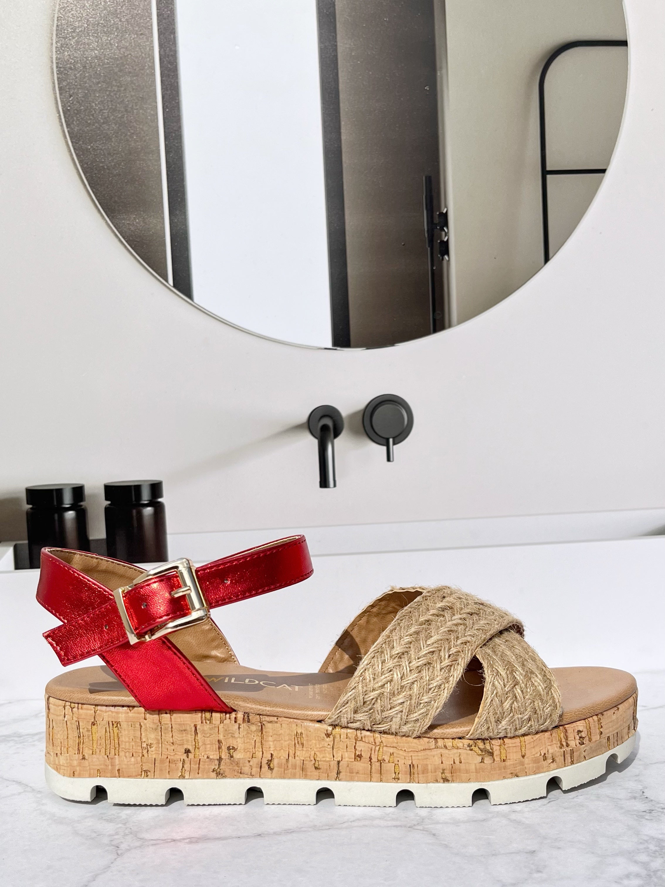 Sandalia Tinity Rojo Yute