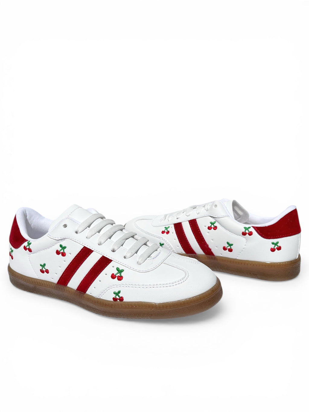 Teni Elfa Blanco y rojo con Cerezas