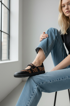Valerina Elfa Mari Jane Negro Leopard