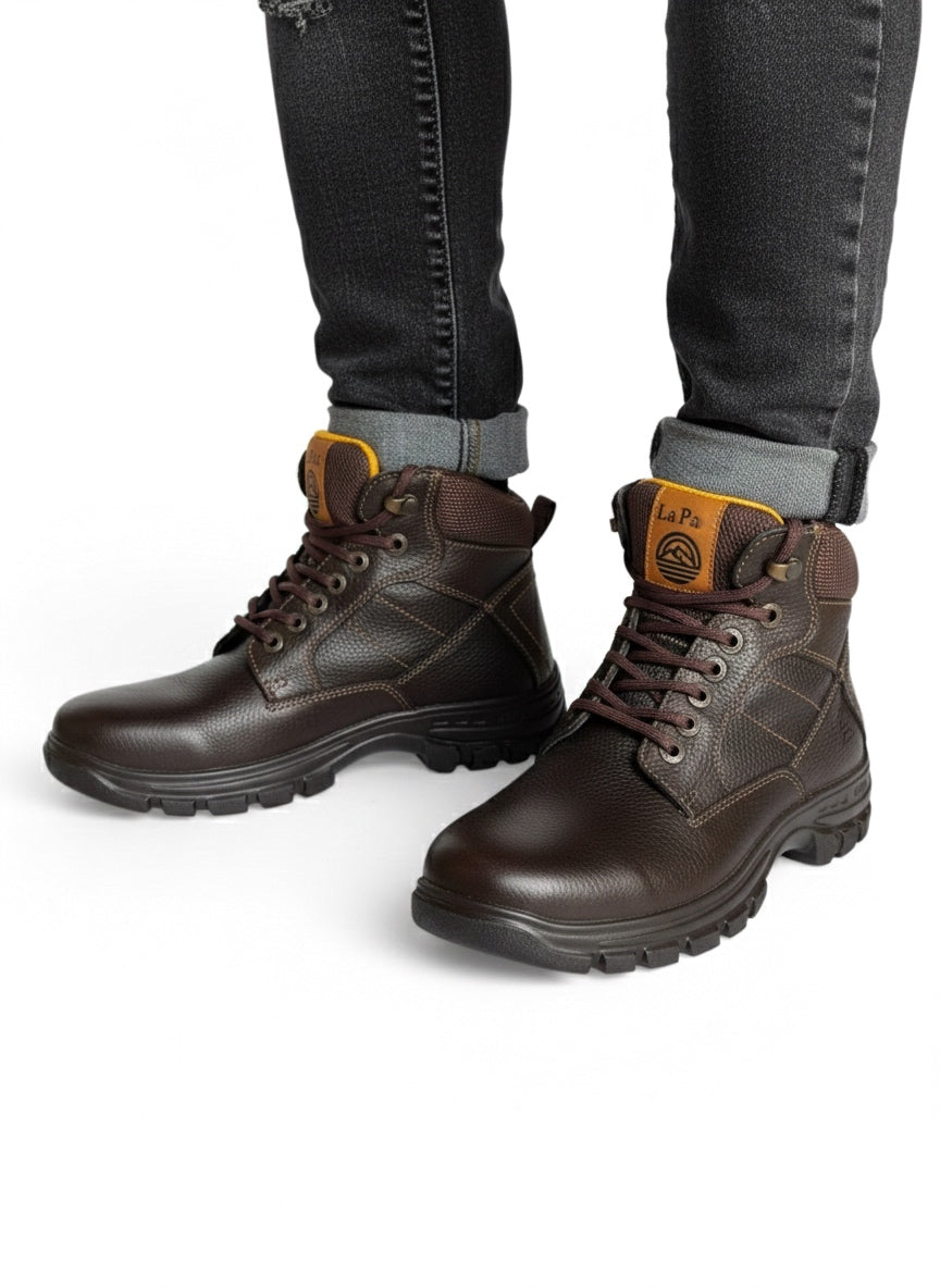 Bota Casual Caballero Piel Café 021