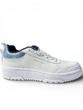 Teni Court Deportivo Piel Dama Blanco Marino 254J
