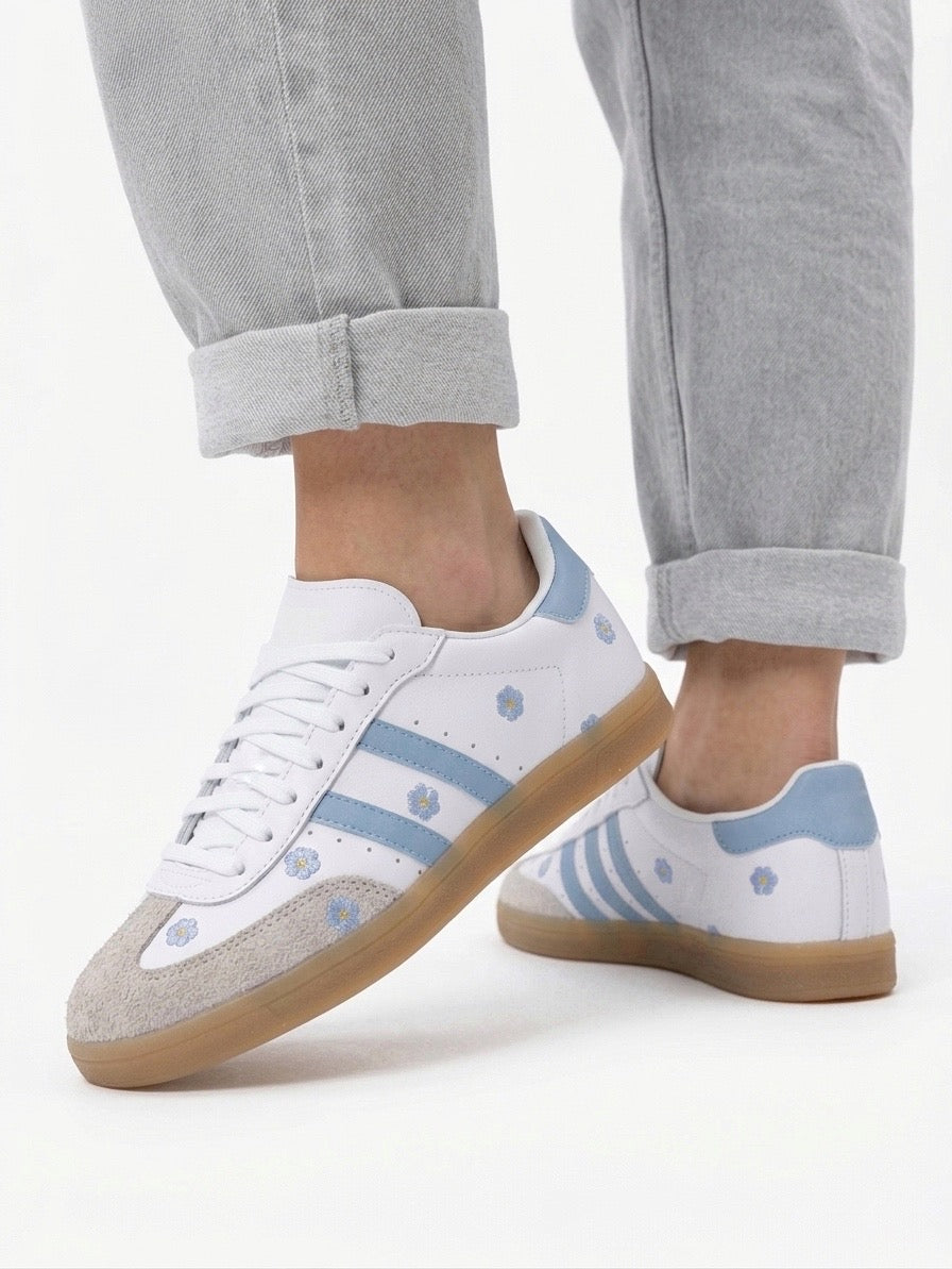 Teni Elfa Blanco Azul Flowers