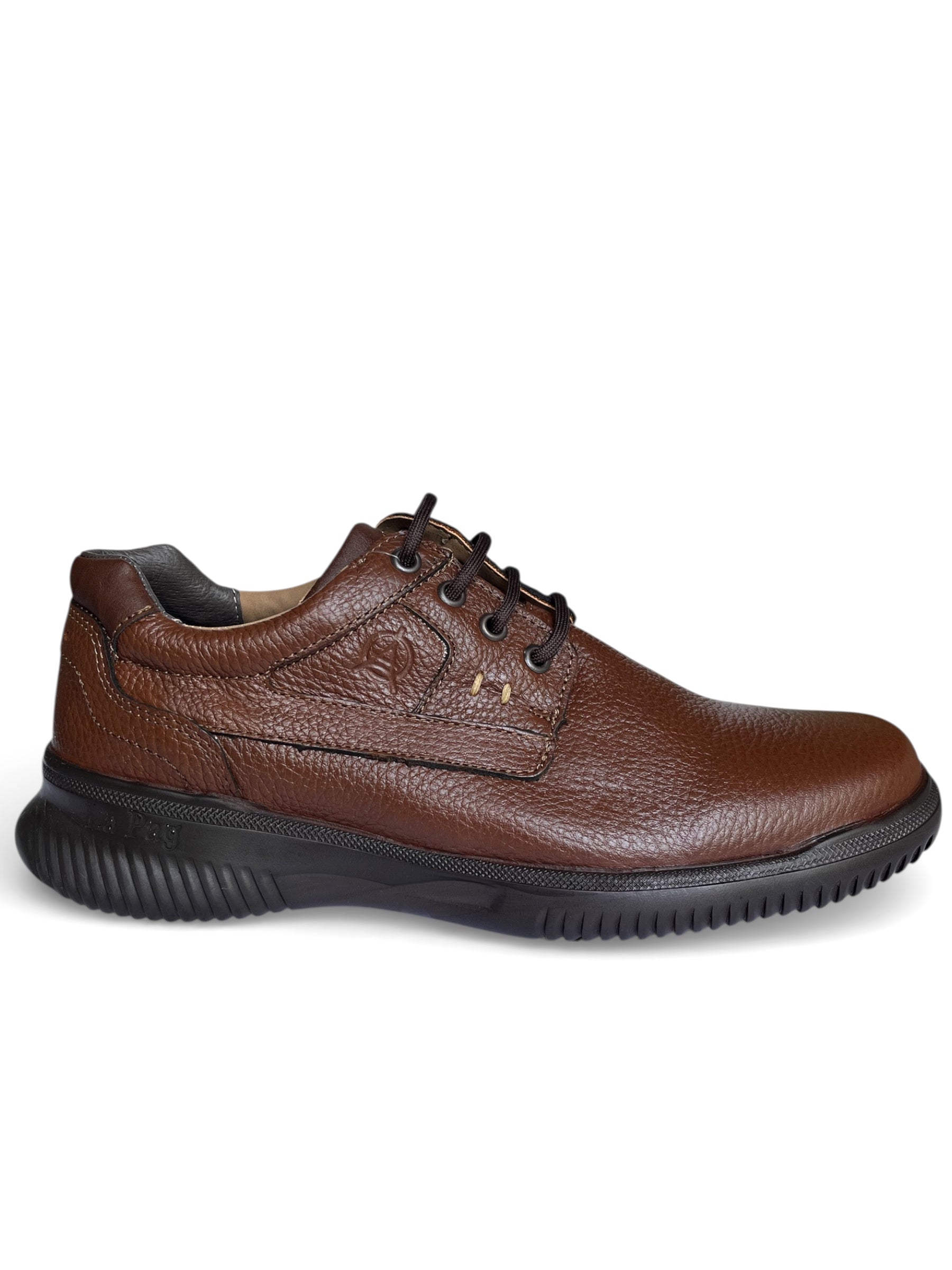 Zapato Casual Caballero Choclo Piel Café 413
