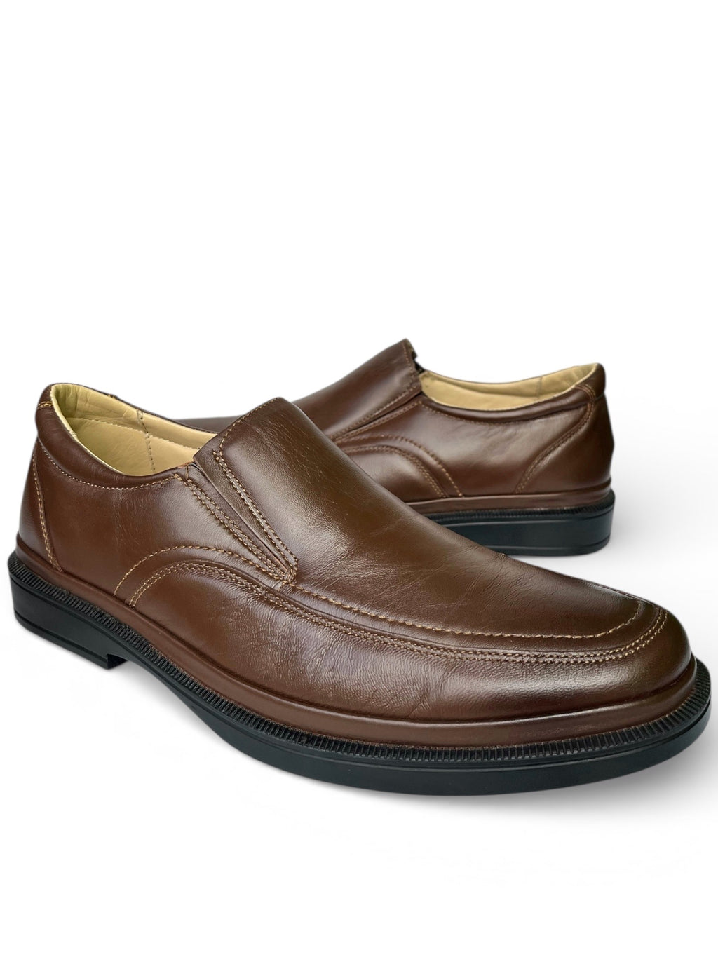 Zapato Casual Caballero Choclo Piel Café 36100