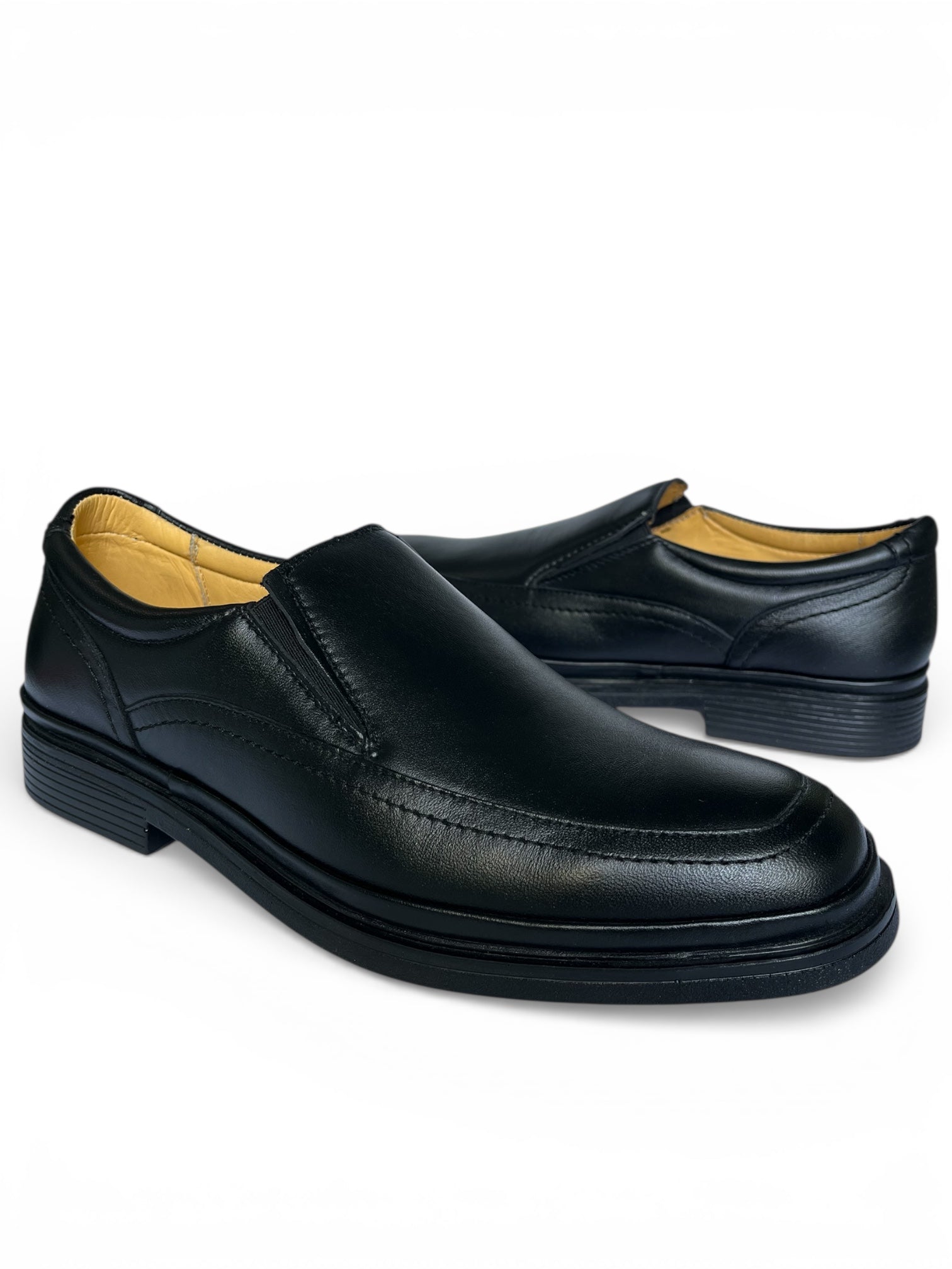 Zapato Casual Caballero para diabético Piel Suave Negro 011