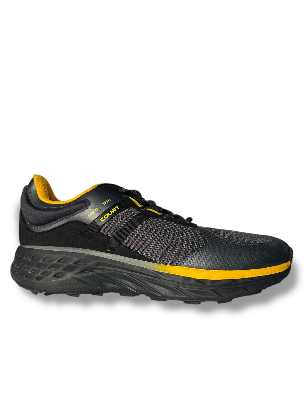 Teni Deportivo Court Caballero Gris y Amarillo 7691C