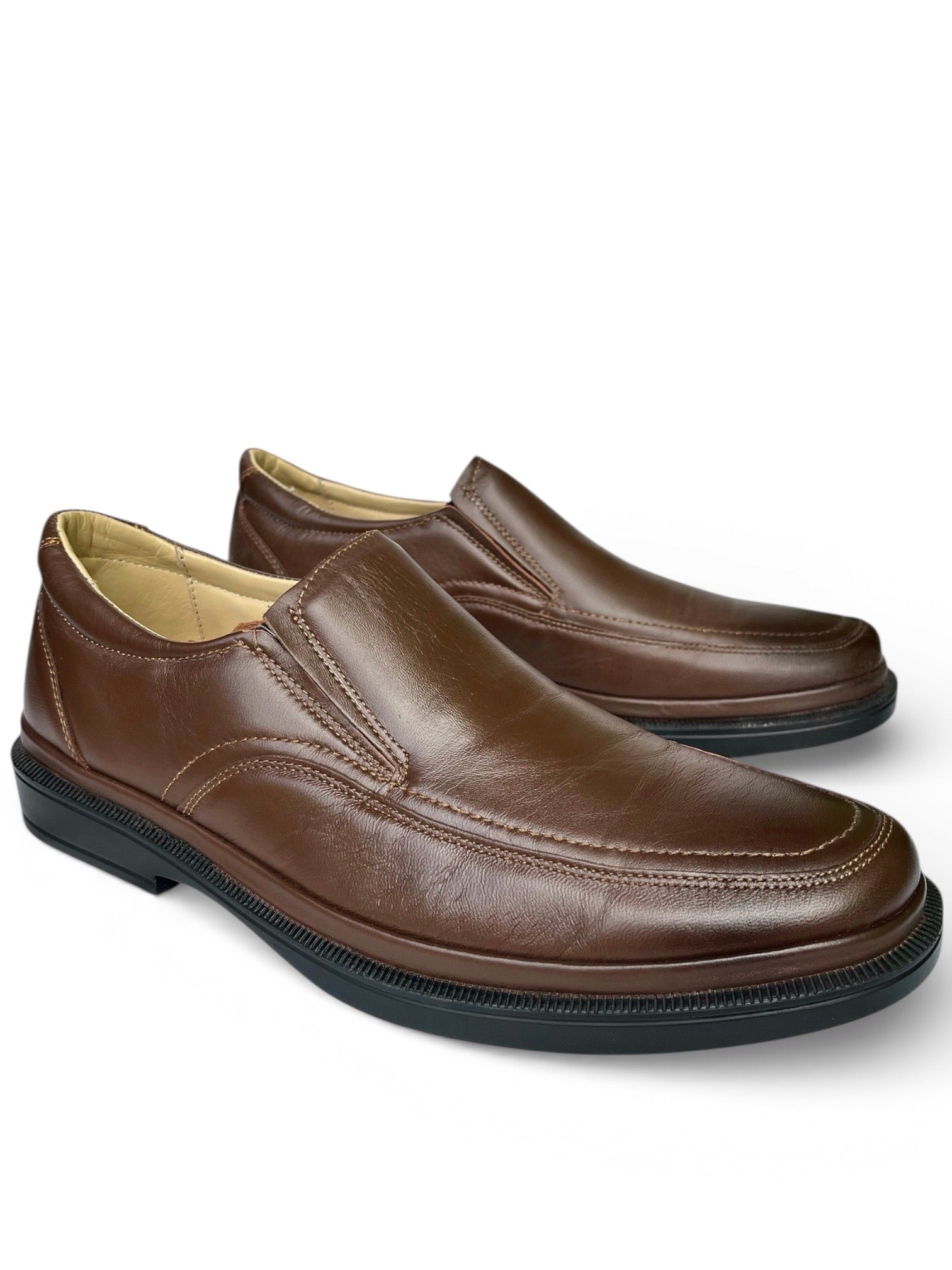 Zapato Casual Caballero Choclo Piel Café 36100