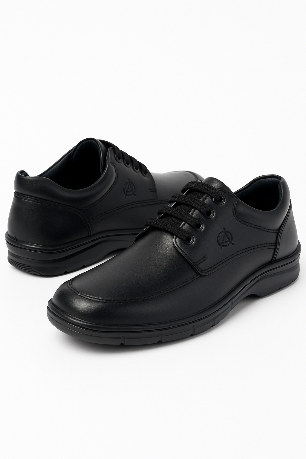 Zapato Escolar Niño 210 Piel Negra