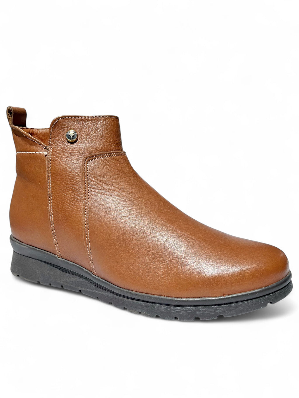Bota Confort Mujer Piel Café 7462