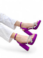 Tacones Tabata Morado