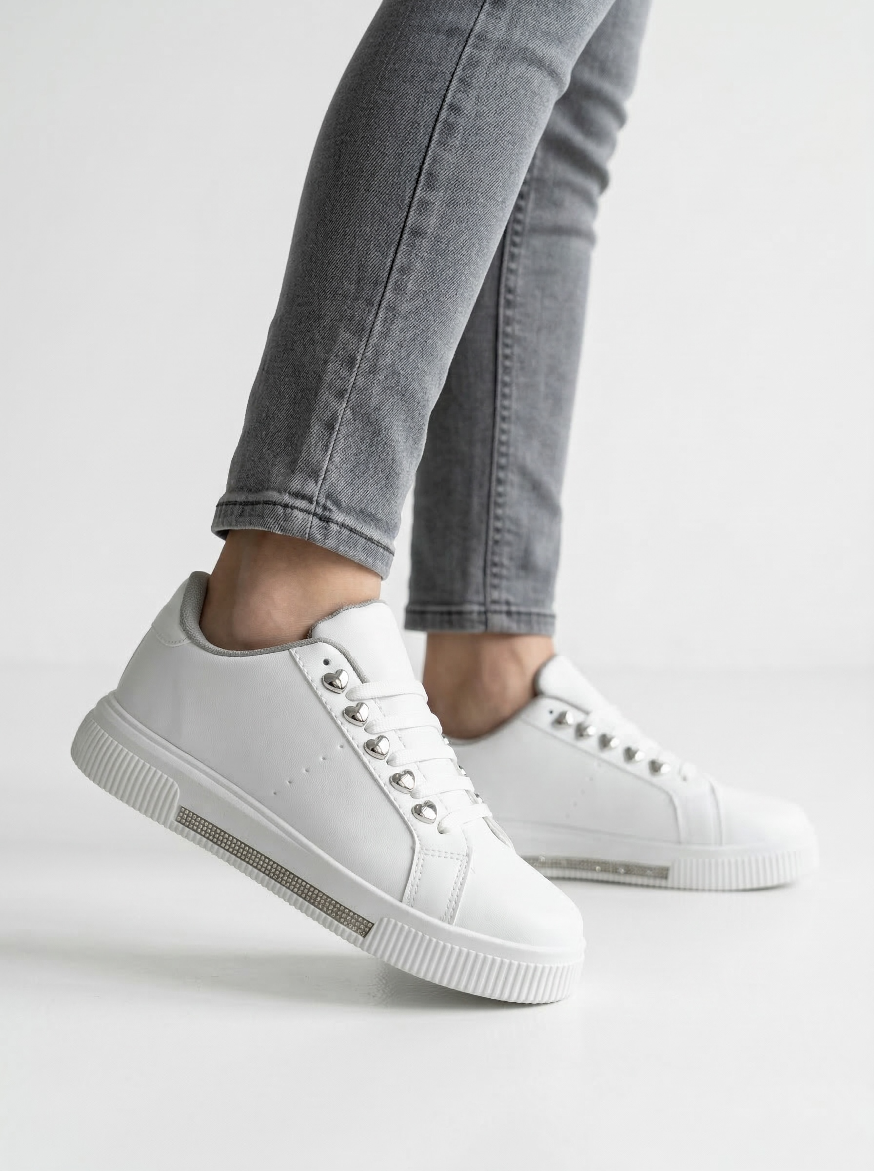 Teni Aura Blanco con cristales