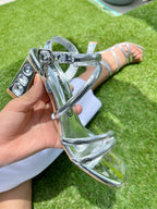 Sandalia Chiara Plata 8007