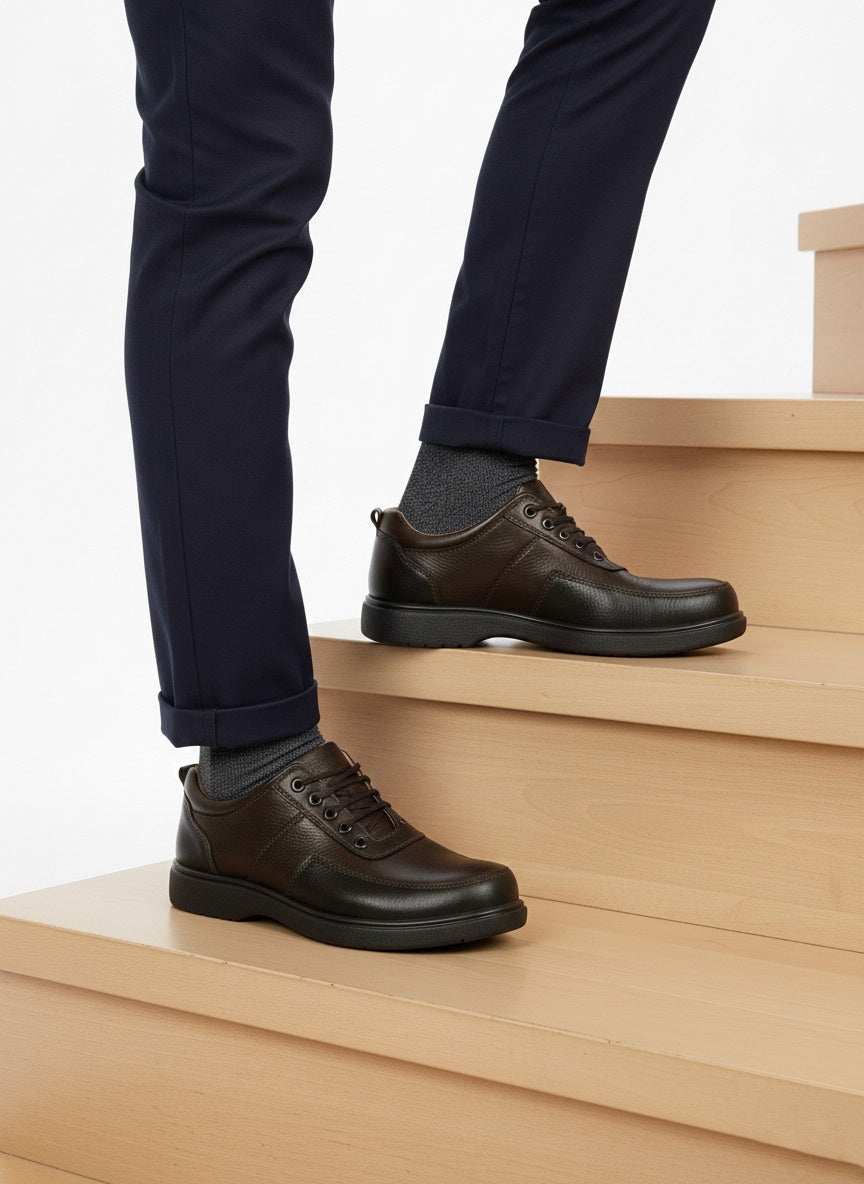 Zapato Casual Caballero Piel Café 165