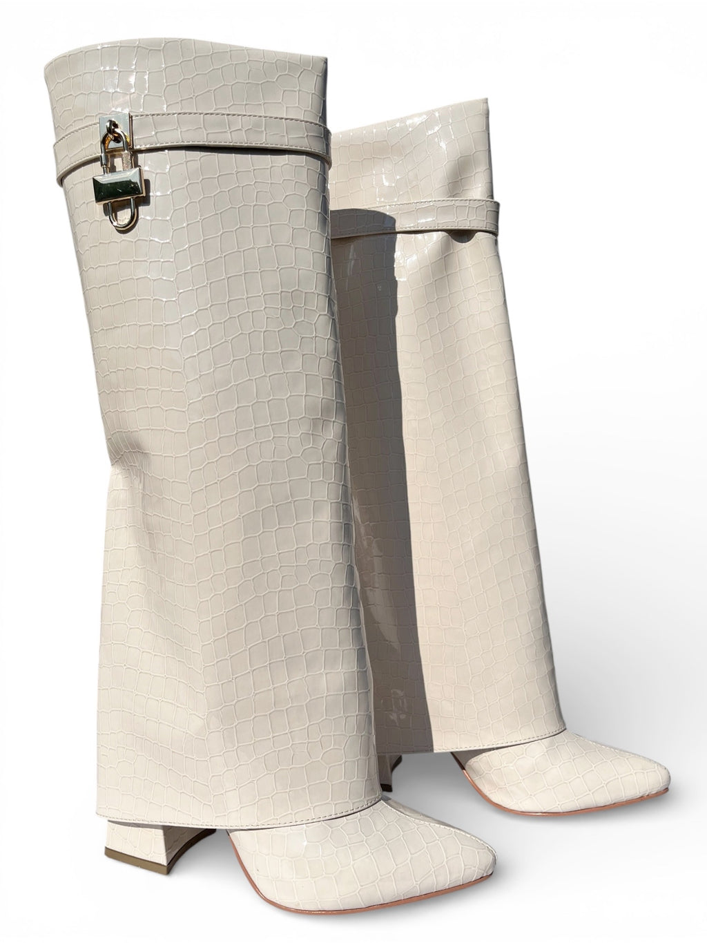 Bota Vaquera Blake Charol Latte