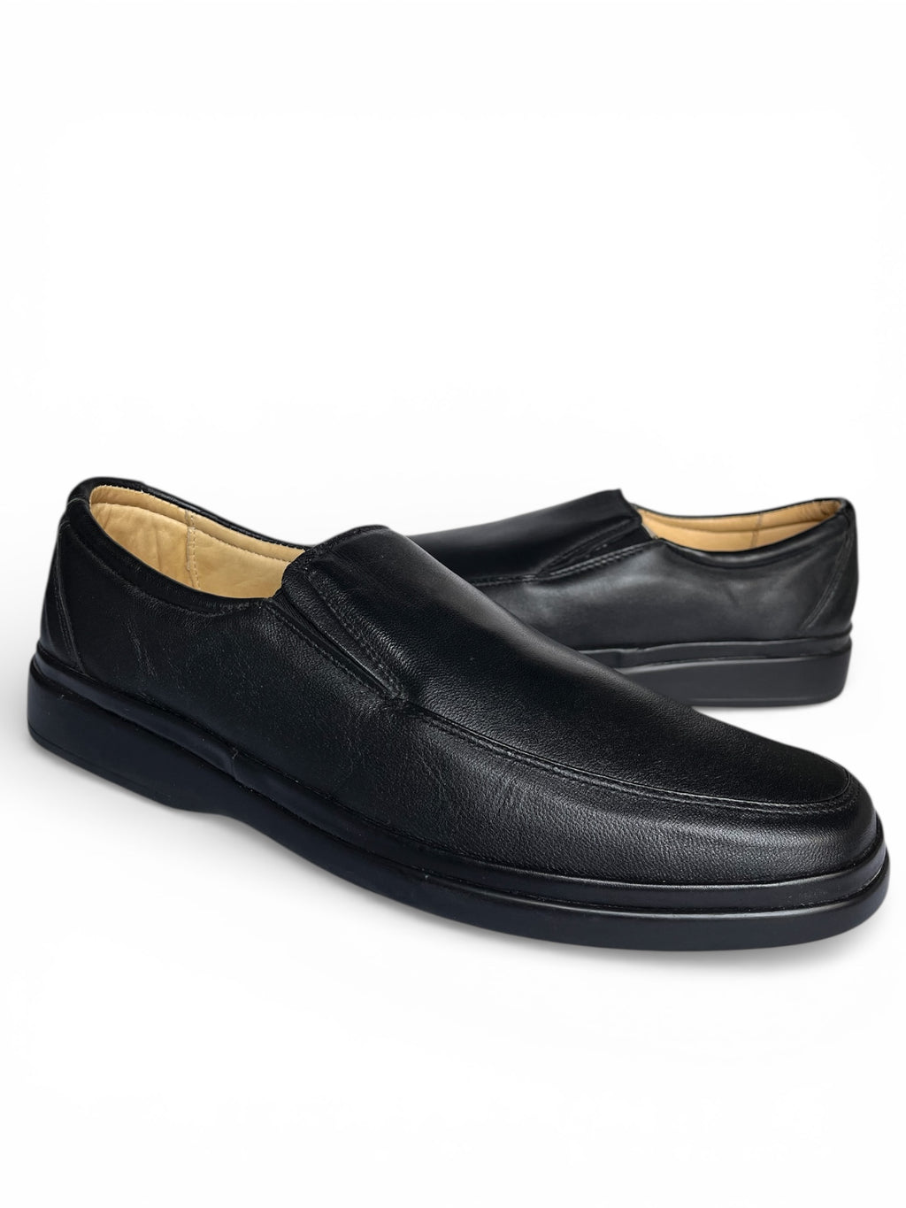 Zapato Casual Caballero Choclo Piel Negro 1401