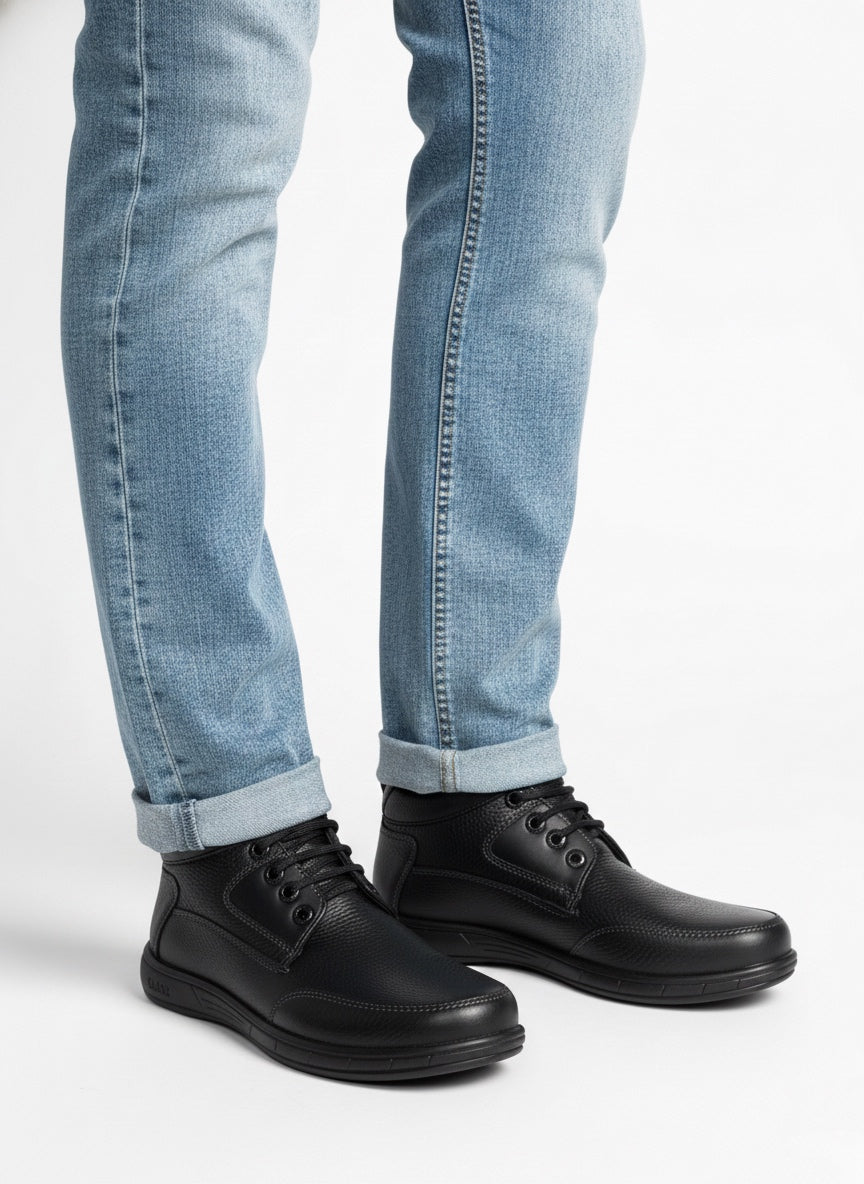 Zapato Casual Caballero Piel Negra 872