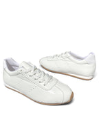 Tenis Siena Retro Charol Blanco