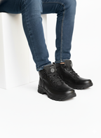 Bota Casual Caballero Piel Negro 031