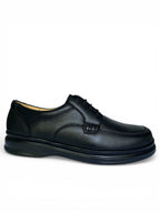 Zapato Casual Caballero para diabético Piel Suave Negro 001