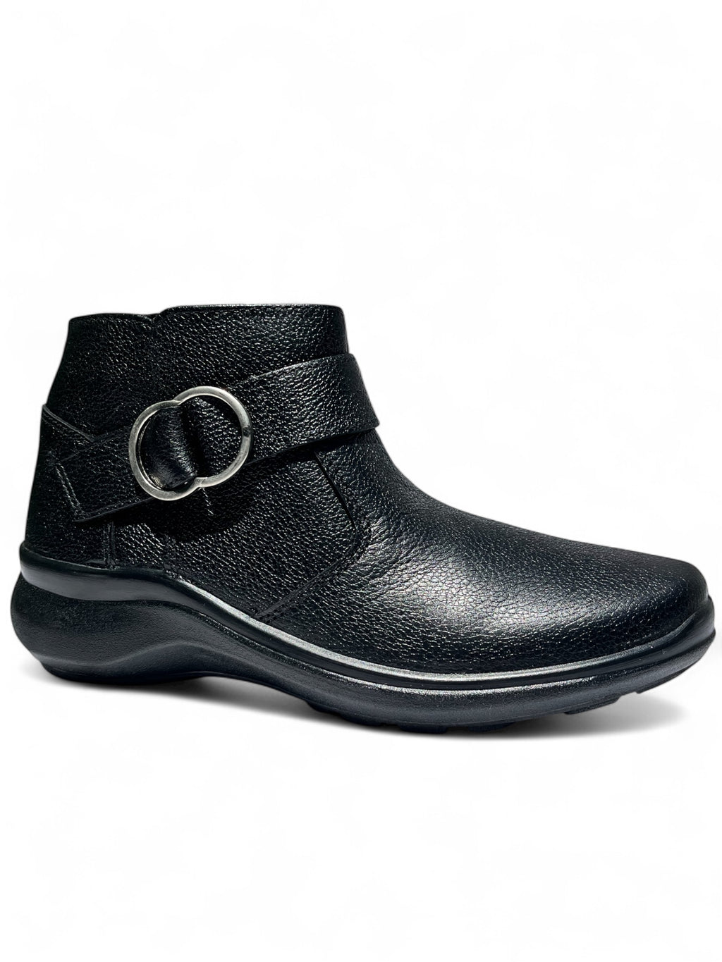 Bota Confort Mujer Piel Negra 8010