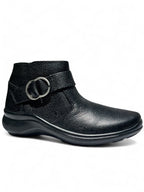 Bota Confort Mujer Piel Negra 8010