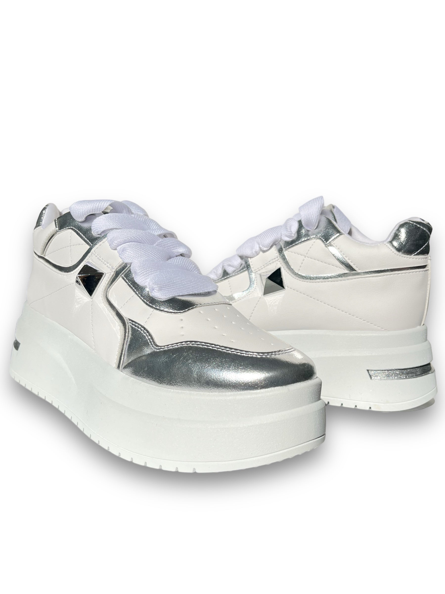 Teni Bolonia Blanco Plata