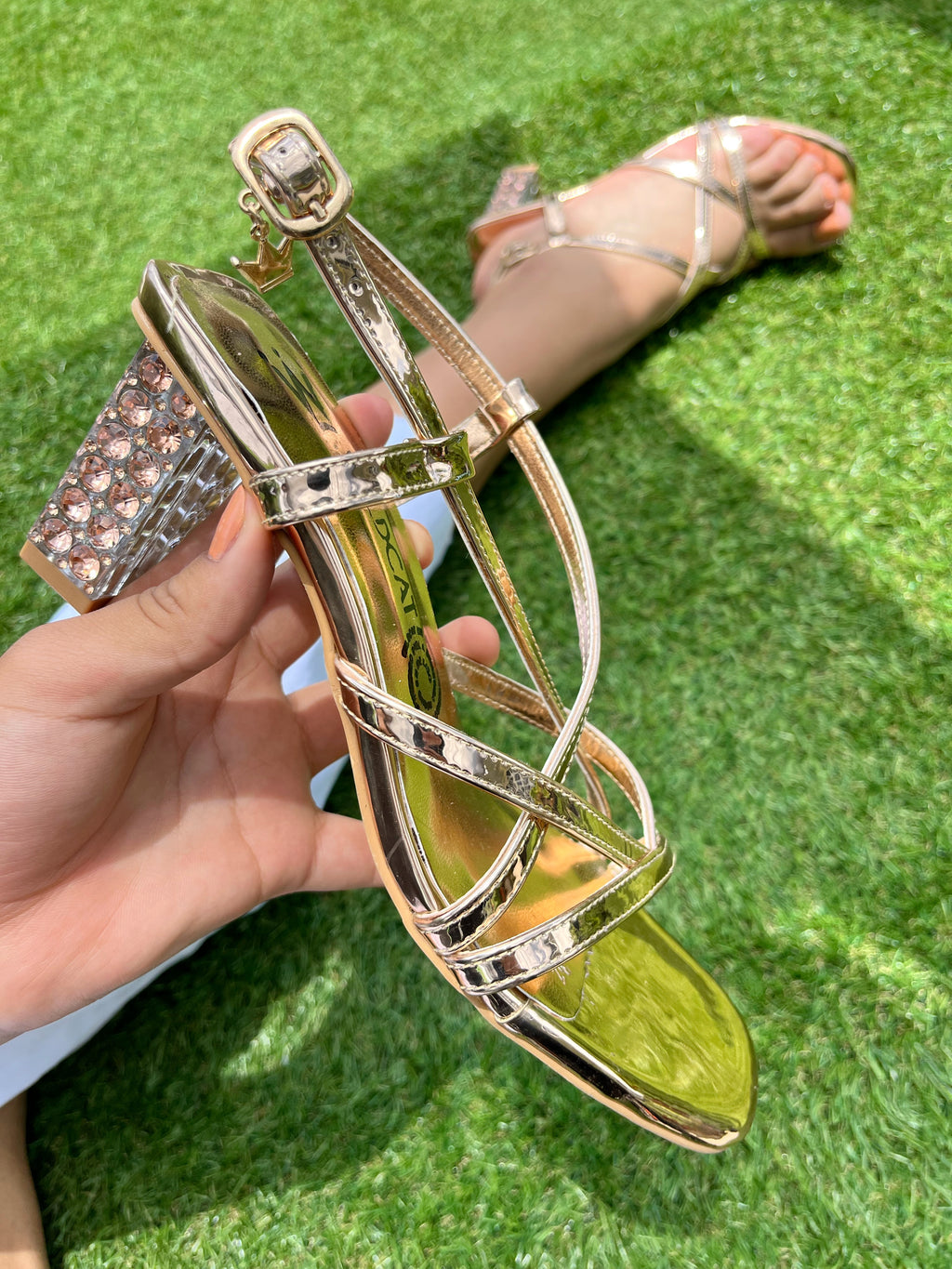 Sandalia Tzanya Oro Rosa 8005