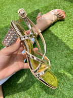 Sandalia Tzanya Oro Rosa 8005