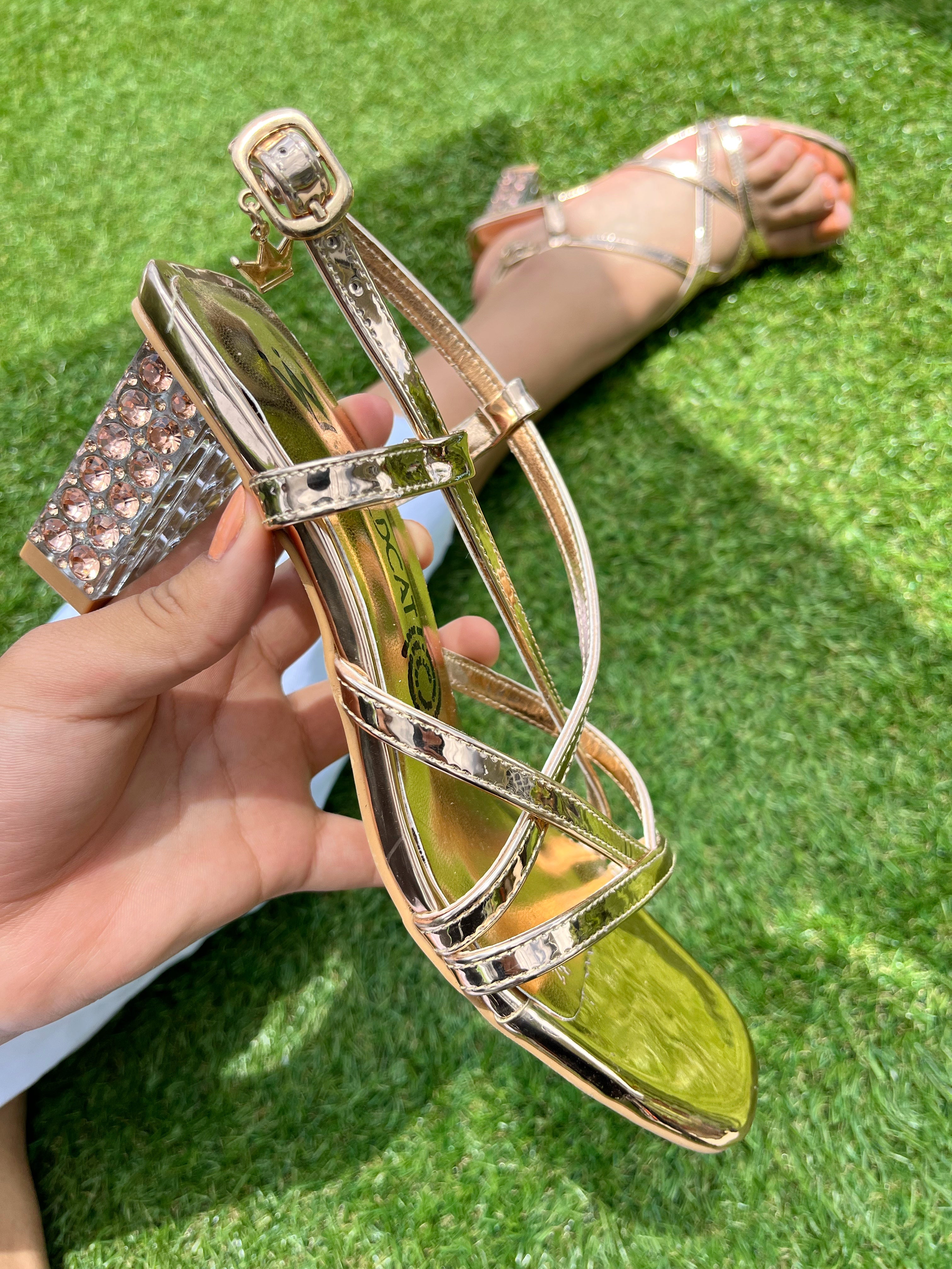 Sandalia Tzanya Oro Rosa 8005