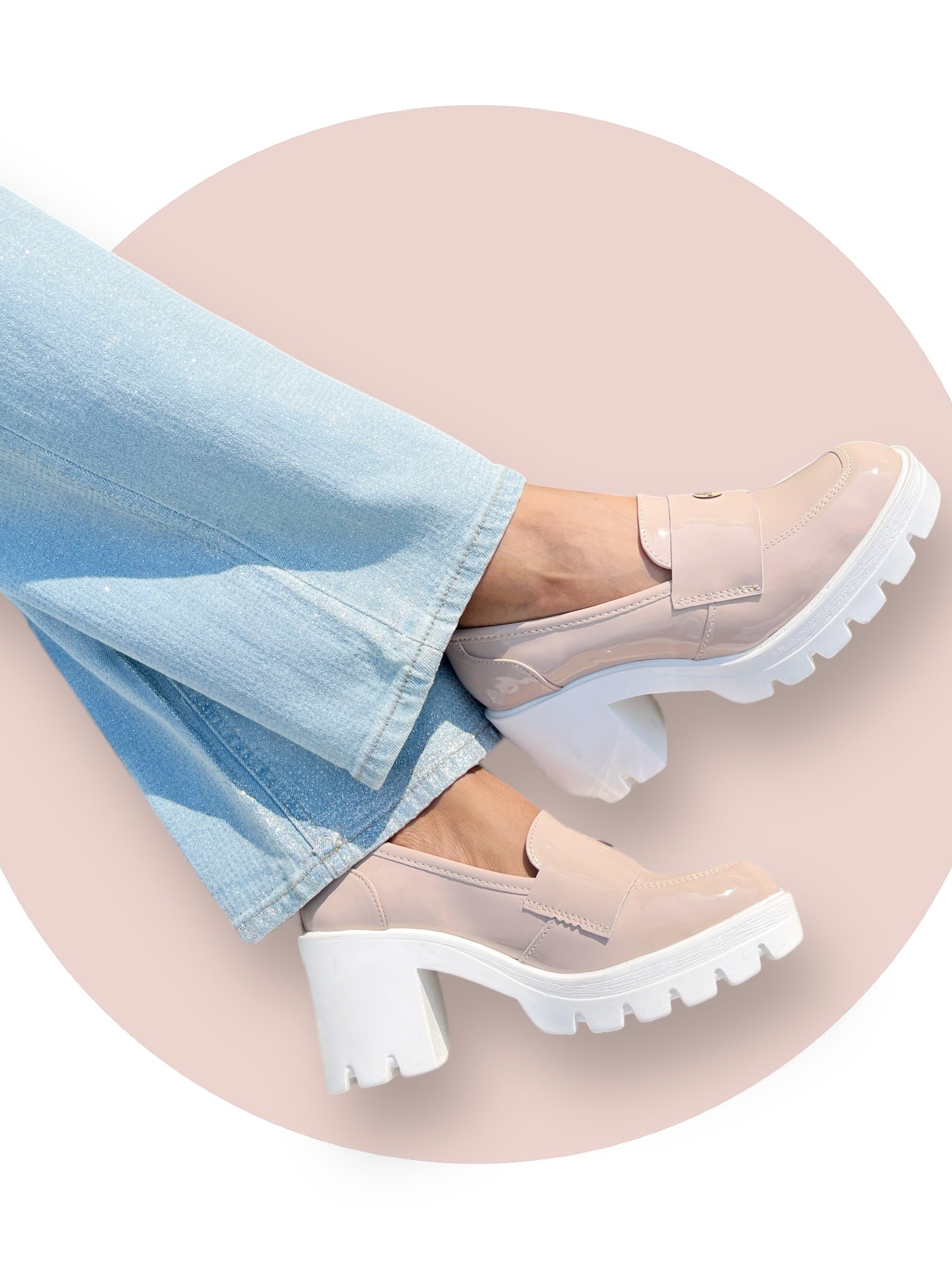 Mocasín Lola Nude Charol