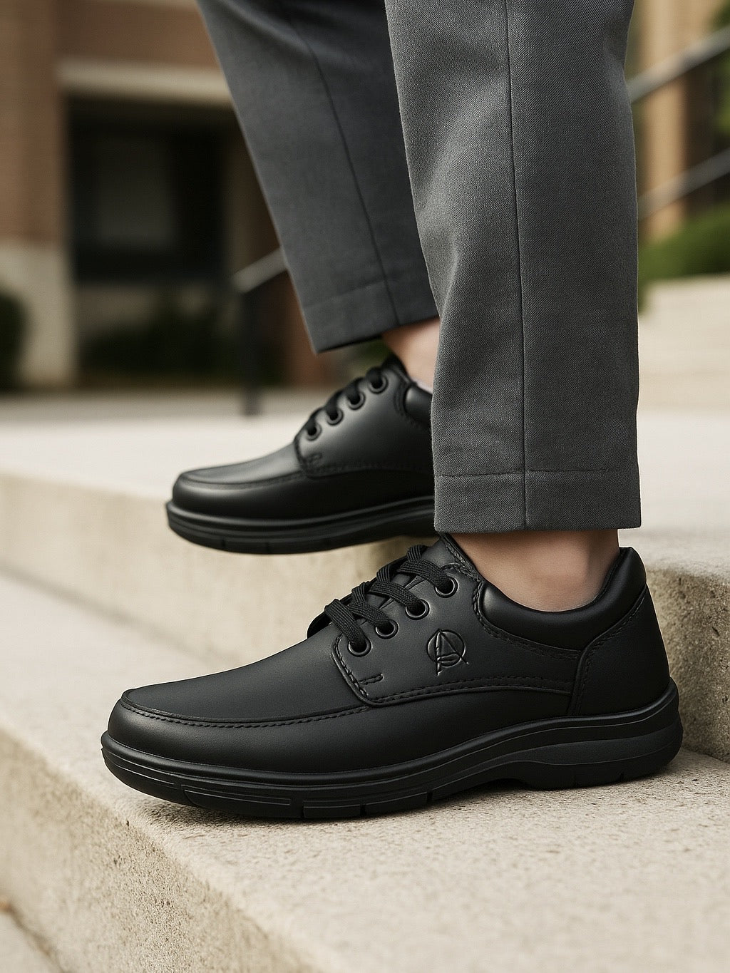 Zapato Escolar Niño 210 Piel Negra