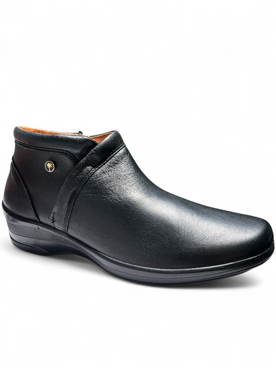 Bota Confort Mujer Piel Negro 8073