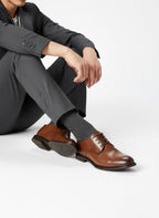 Zapato Casual Caballero Choclo Piel Camel 4550