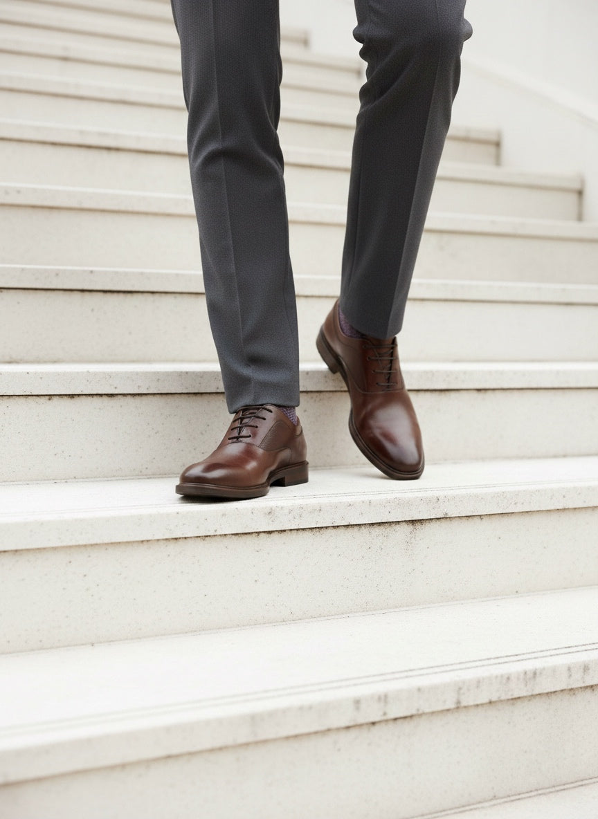 Zapato Casual Caballero Choclo Piel Chocolate