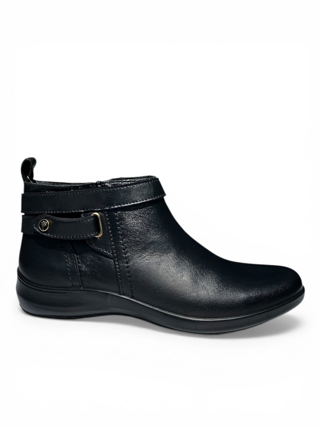 Bota Confort Mujer Piel Negro 8030