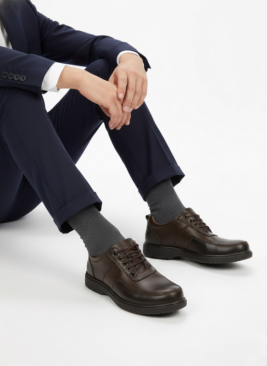 Zapato Casual Caballero Piel Café 165