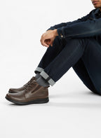 Bota Casual Caballero Piel Chocolate 2592