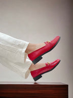 Mocasín Loreta Rojo