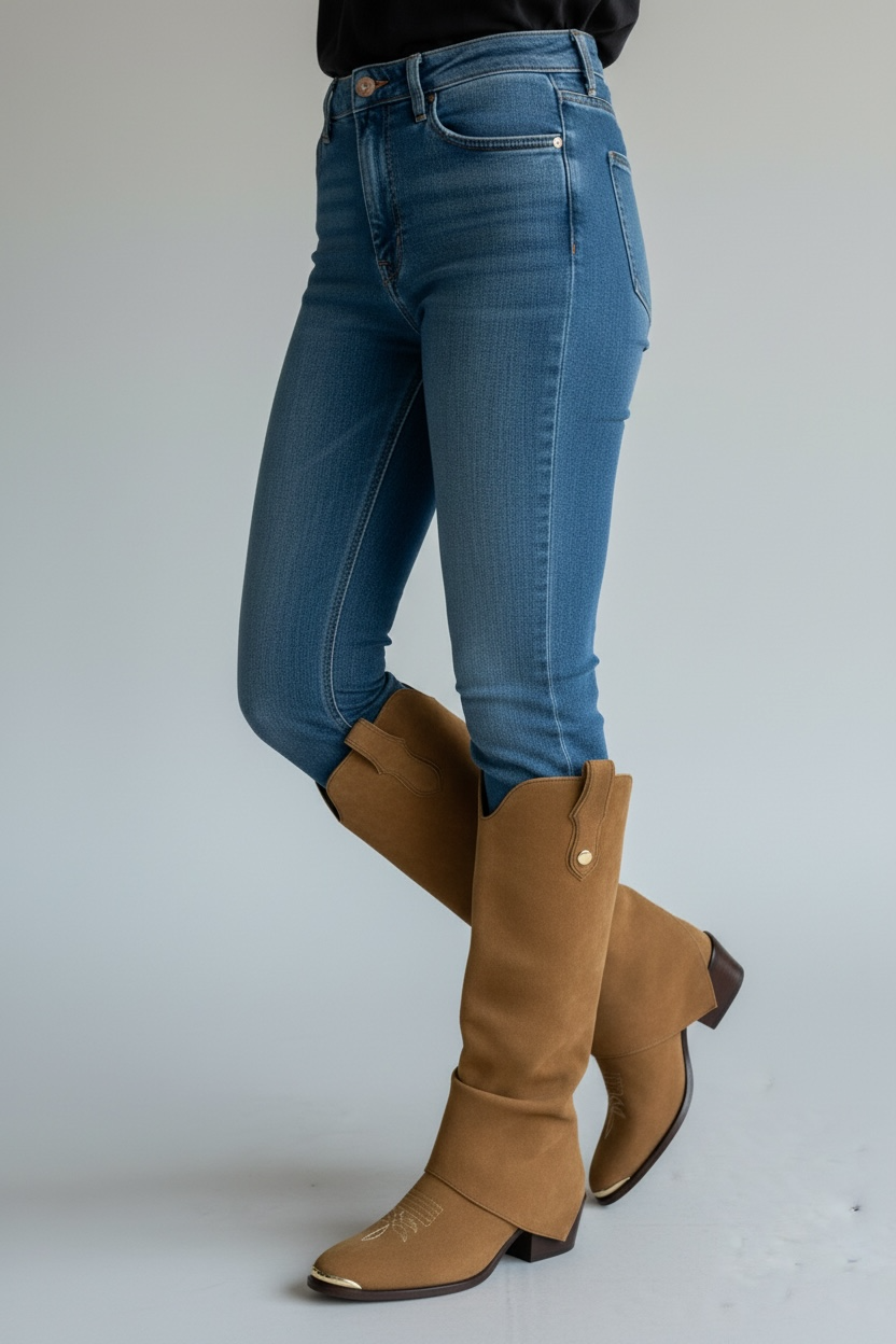 Bota Vaquera Blake Camel