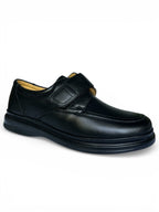 Zapato Casual Caballero para diabético Piel Suave Negro 005