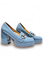 Tacones Leonor Azul