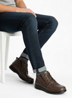 Bota Casual Caballero Piel Chocolate 2592