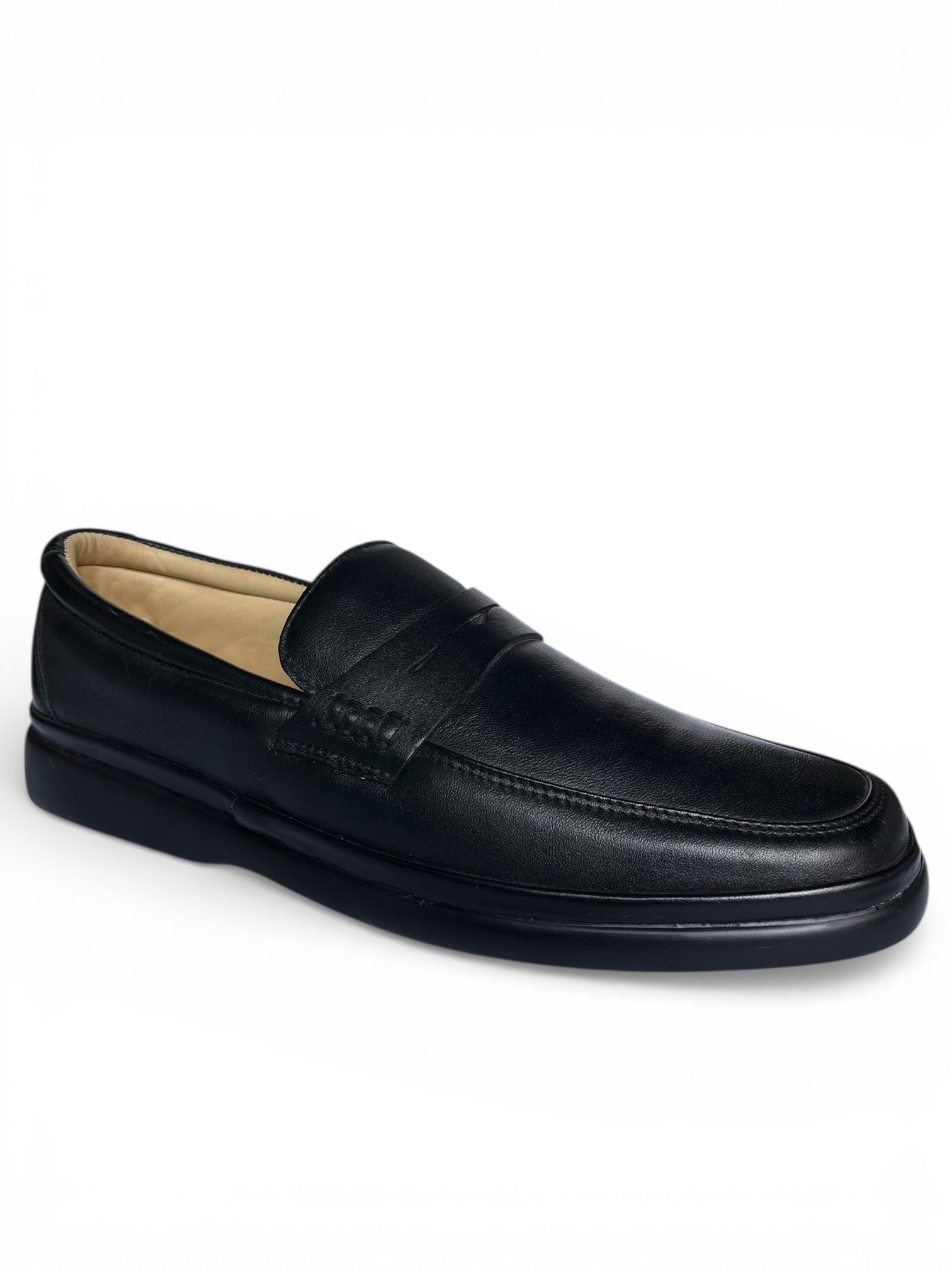Zapato Casual Caballero Choclo Piel Negro 1430