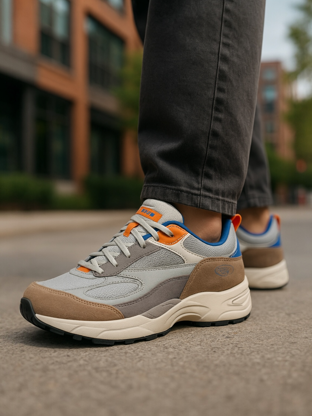 Teni Casual Caballero Gris Piel 7160C