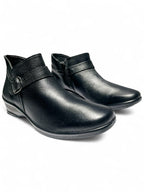Bota Confort Mujer Piel Negra 8077