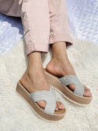 SANDALIA ELVA PLATA