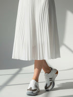 Teni Plataforma Blanco Print Leo 1040