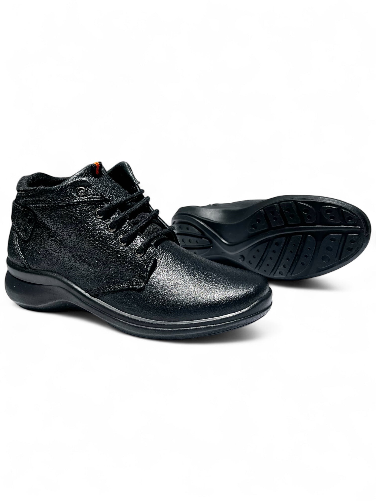 Bota Confort Mujer Piel Negro 8011