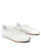 Tenis Siena Retro Charol Blanco
