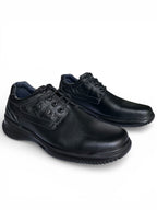 Zapato Casual Caballero Choclo Piel Negra 413